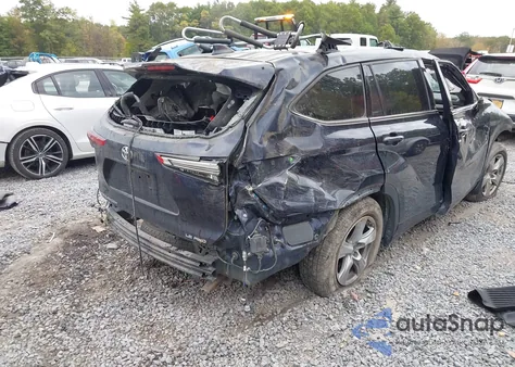 2020 Toyota Highlander Le из США, поврежденный, VIN 5TDBZRBH4LS055574